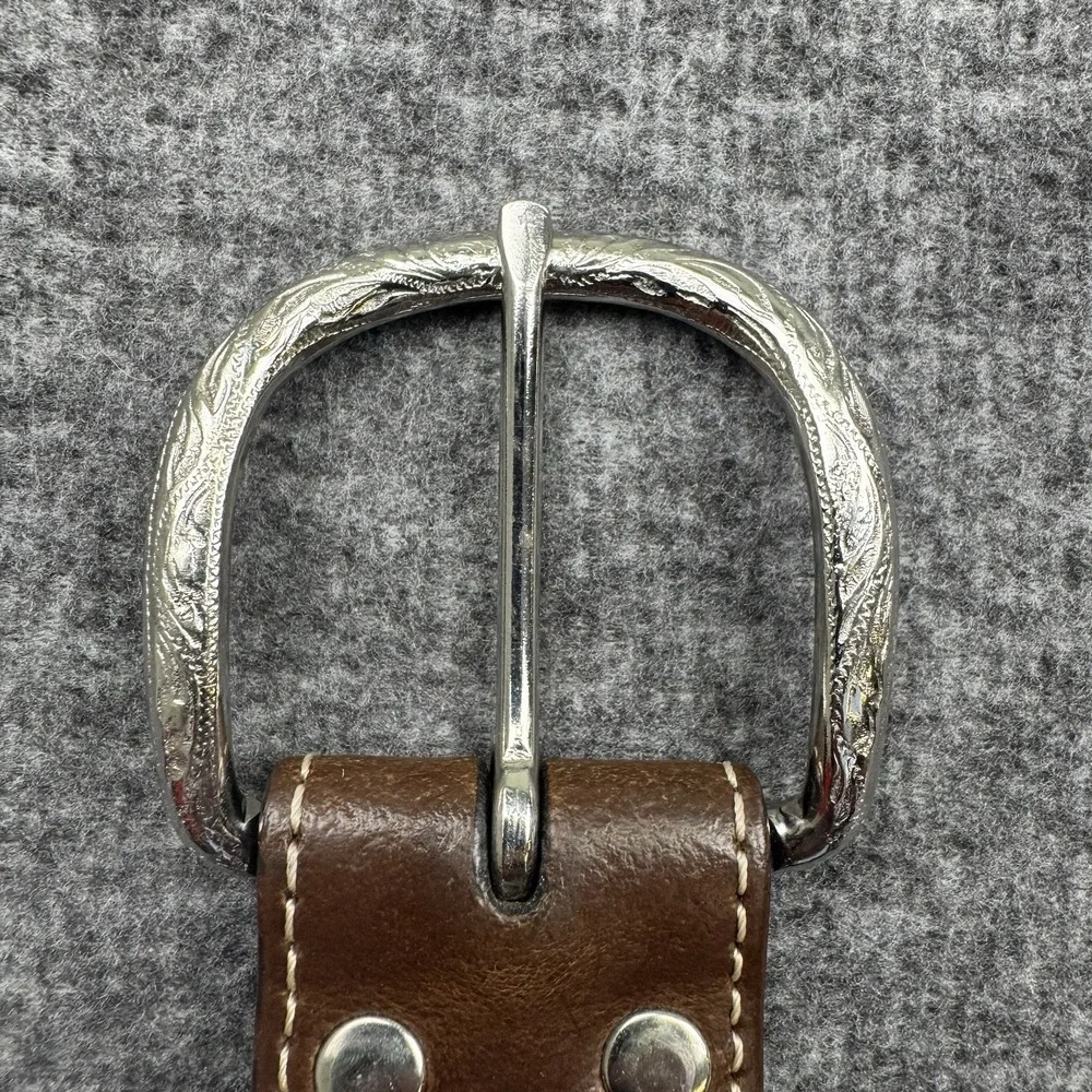 Nocona Brown Belt Southwest‎ Western Cowboy N2483602 Size 34 *READ*
